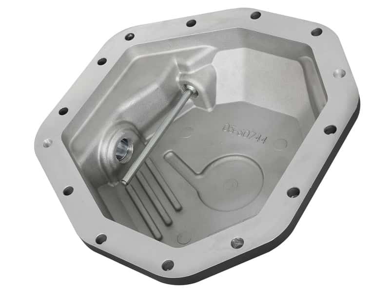 aFe — aFe Power Pro Ser Rear Diff Cover Black w/Mach Fins 2017 Ford Diesel Trucks V8-6.7L(td) Dana M275-14
Differential Cover - view 3