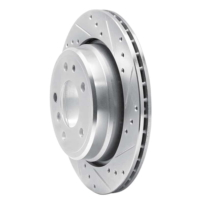 R1 Concepts — R1 91-95 BMW 540I Rear Right Drilled & Slotted Silver Brake Rotor
R1 Brake Rotor Drill - view 2