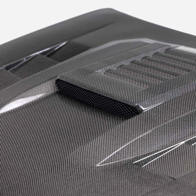Seibon — Seibon 2024 Toyota Tacoma TS-Style Carbon Fiber Hood - view 4