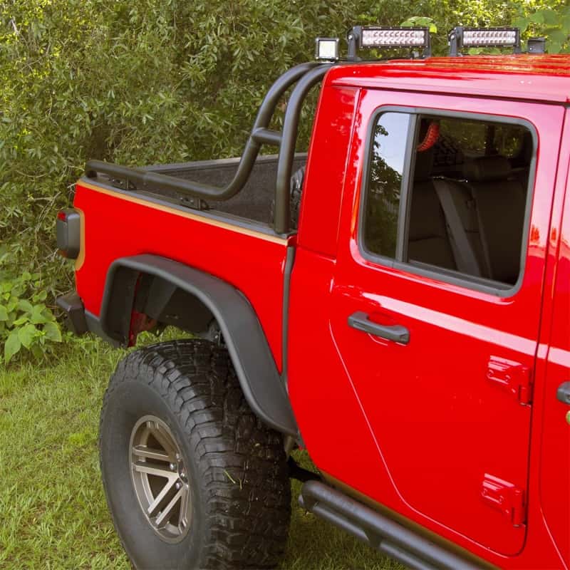 Rugged Ridge — Rugged Ridge 21+ Jeep Gladiator (JT) Steel Tube Rear Fender Flare Kit - Black
OFFROAD_FENDERFLARES
Fender Flare - view 3