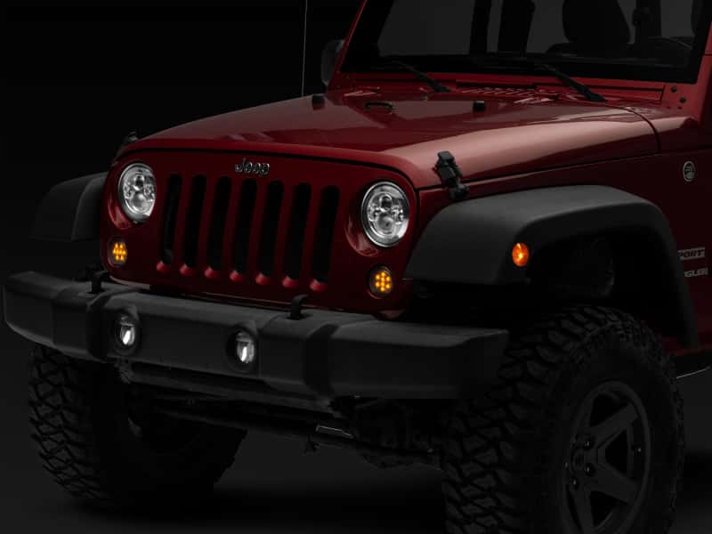 Raxiom — Raxiom 07-18 Jeep Wrangler JK Axial Series LED Amber Turn Signals (Smoked)
Lights - view 7