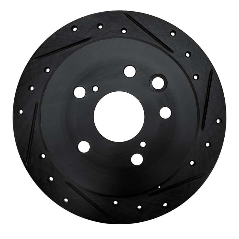R1 Concepts — R1 06-15 Lexus IS250 Rear Right Drilled & Slotted Black Brake Rotor
R1 Brake Rotor Drill - view 1