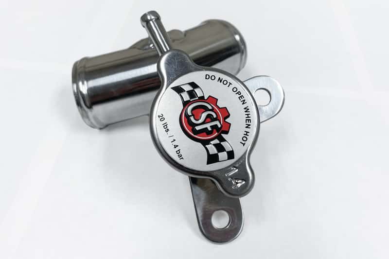 CSF — CSF 13+ BRZ / 13-20 Toyota 86 / 22+ GR86 Aluminum Filler Neck w/ High Pressure Radiator Cap
CSF Filler Neck - view 2