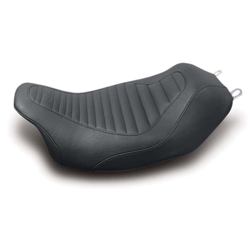 Mustang Motorcycle — Mustang 08-21 Harley Electra Glide Std, Rd Glide, Rd King, Str Glide Tripper Solo Seat - Black - view 2