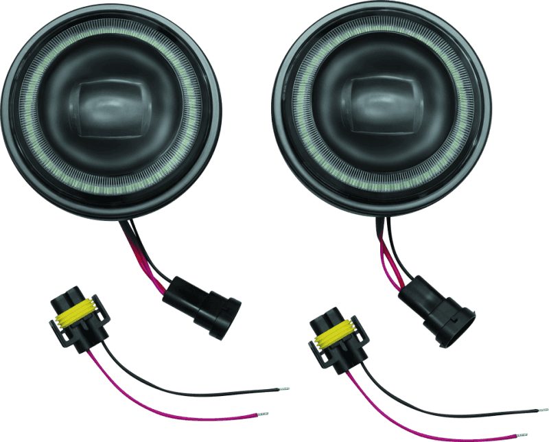 Kuryakyn — Kuryakyn 4-1/2inch Vision Passing Lmps Black - view 1