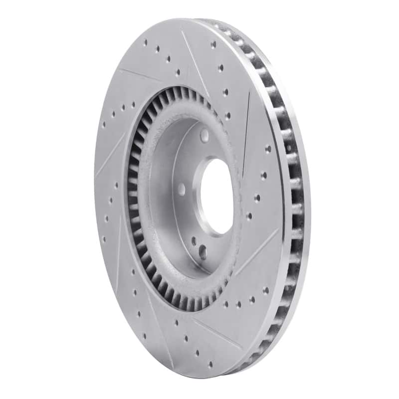 R1 Concepts — R1 11-25 Hyundai TUCSON Front Left Drilled & Slotted Silver Brake Rotor
R1 Brake Rotor Drill - view 4