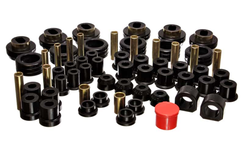 Energy Suspension — Energy Suspension 81-87 Chevy/GMC 4WD (w/ Aftermarket Frt Springs) Blk Hyper-flex Master Bushing Set
Master Bushing Kit - view 3