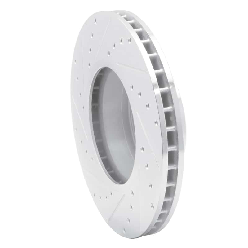 R1 Concepts — R1 04-10 BMW 530I Front Right Drilled & Slotted Silver Brake Rotor
R1 Brake Rotor Drill - view 4