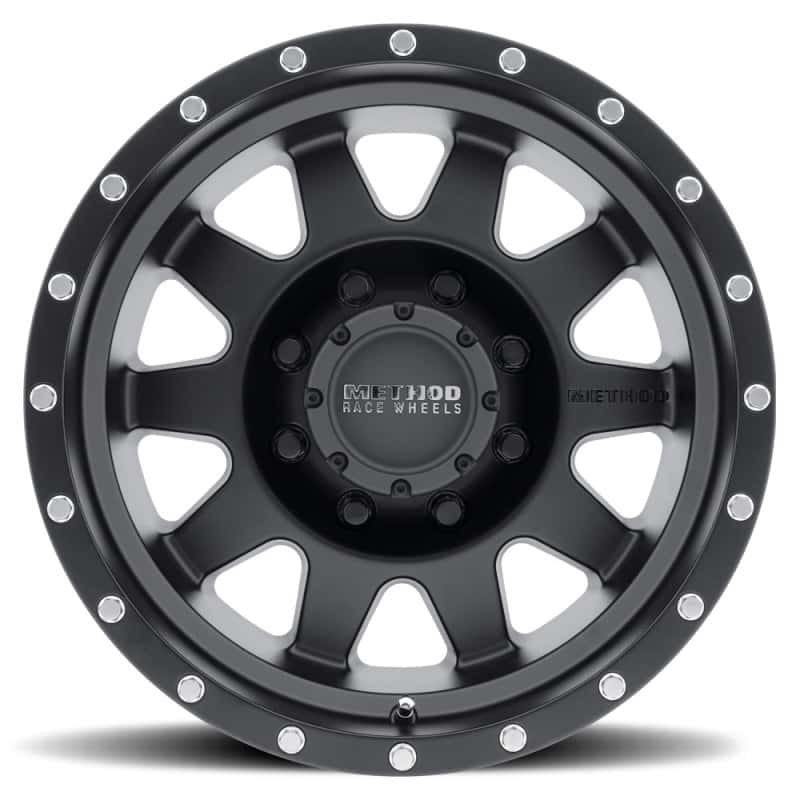 Method Wheels — Method MR301 The Standard 16x8 0mm Offset 8x6.5 130.81mm CB Matte Black Wheel - view 2
