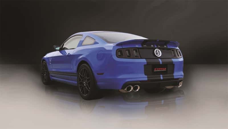 CORSA Performance — Corsa 2013-2014 Ford Mustang Shelby GT500 5.8L V8 Polished Sport Axle-Back + XO Exhaust
Exhaust - view 6