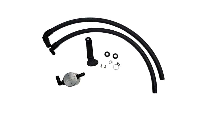 J&L — J&L 22-25 Toyota Tundra, 23-25 Sequoia 3.5L Turbo Oil Separator 3.0 Driver Side - Clear Anodized
Oil Separator - view 1