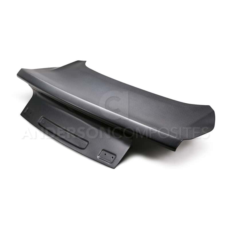 Anderson Composites — Anderson Composites 15-17 Ford Mustang Type-OE Dry Carbon Decklid - view 1