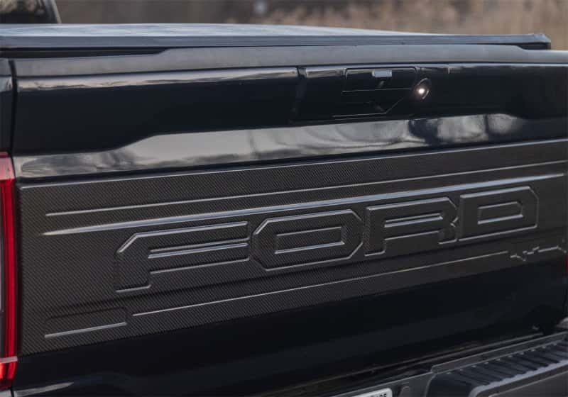 Ford Racing — Ford Racing 21-24 Ford F150 Raptor Carbon Fiber Tailgate Panel - Gloss - view 5