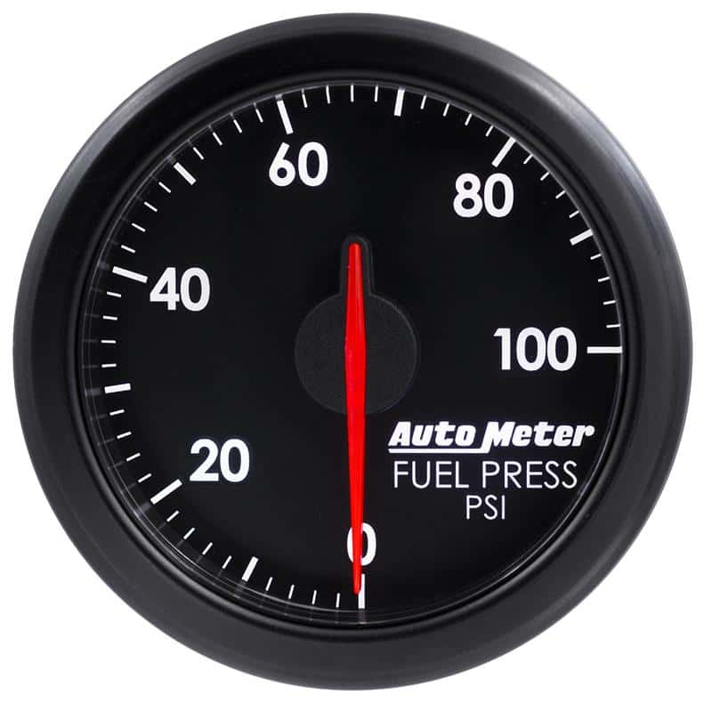 AutoMeter — Autometer Airdrive 2-1/6in Fuel Pressure Gauge 0-100 PSI - Black
GA 2" FUELP ARDRV BK - view 1