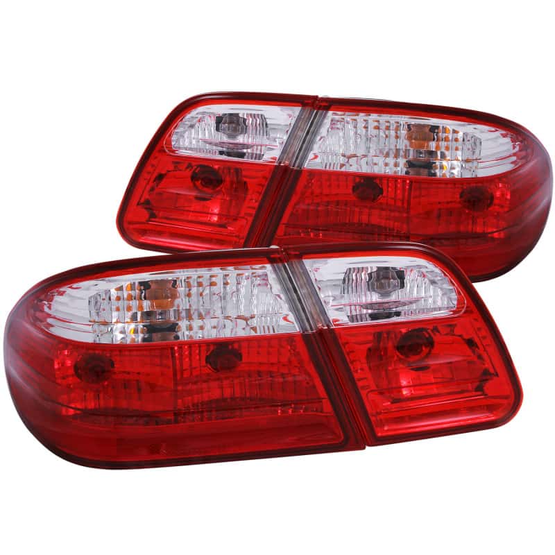 ANZO — ANZO 1996-2002 Mercedes Benz E Class W210 Taillights Red/Clear G2
TailLightSet - view 2