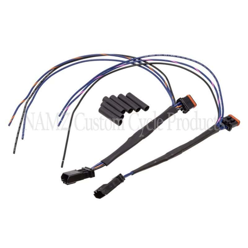 NAMZ — NAMZ 14-23 V-Twin Dyna/Softail/Road & Street Glide/Electra Plug-N-Play Front Turn Sig Tap Harness - view 1