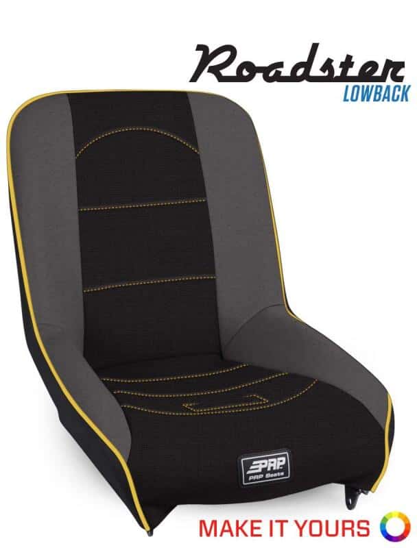 PRP Seats — PRP Roadster Low Back Suspension Seat - view 2