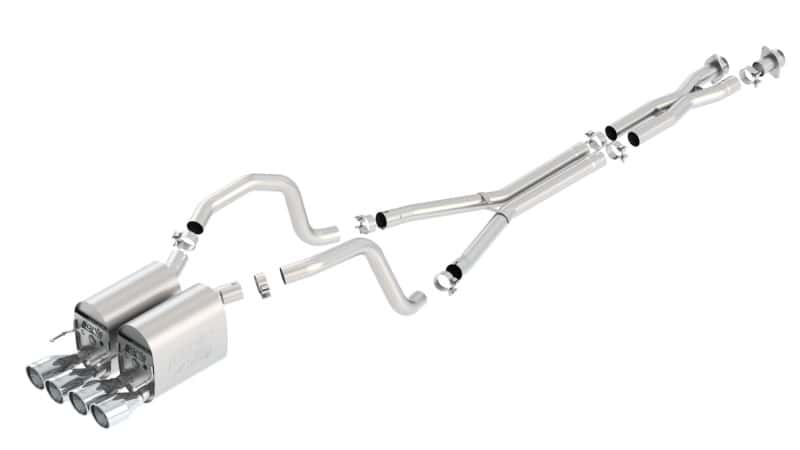 Borla — Borla 05-08 Chevrolet Corvette Coupe/Convertible 2dr 6.2L 8cyl AT/MT 6spd ATAK SS Catback Exhaust
Cat-Back System
ExhstSysKt - view 3