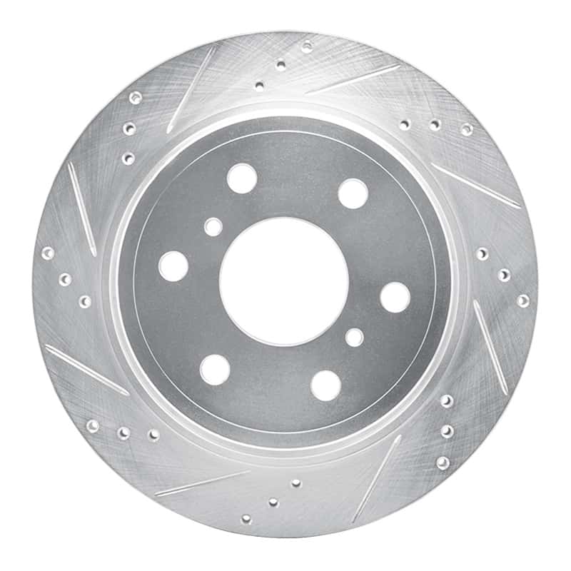 R1 Concepts — R1 07-20 Cadillac Escalade EXT Rear Left Drilled & Slotted Silver Brake Rotor
R1 Brake Rotor Drill - view 1