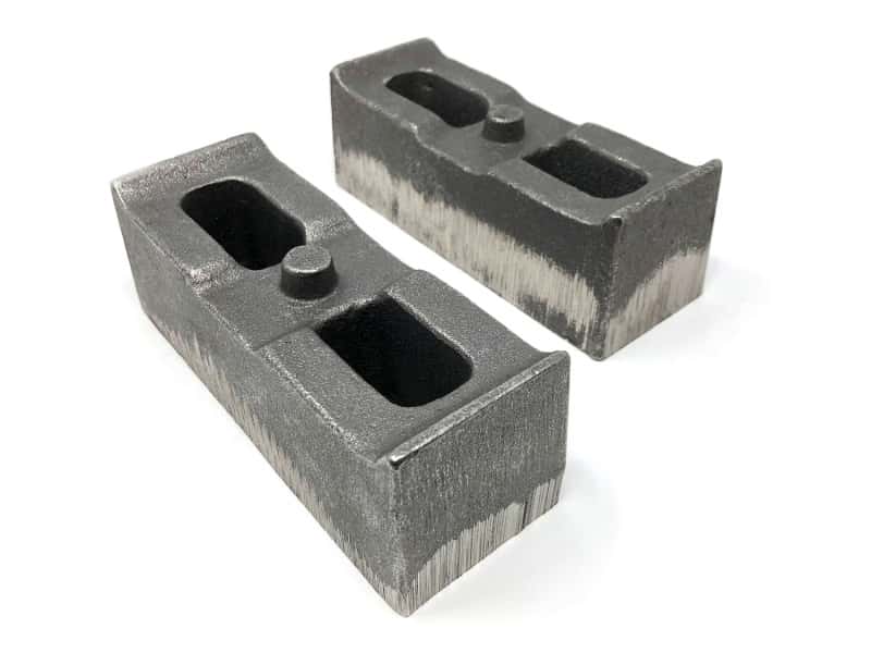 Tuff Country — Tuff Country 01-10 Chevy Silverado 2500HD/3500 4wd 2in Cast Iron Lift Blocks Pair
Block Kit-2in. - view 1