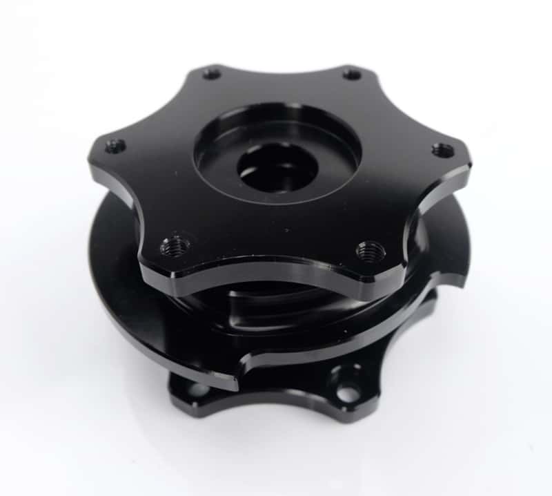 NRG — NRG Quick Release SFI SPEC 42.1 - Shiny Black Body / Shiny Black Ring - view 2