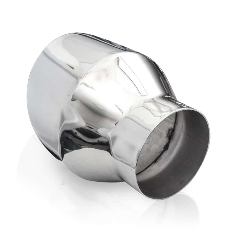 Stainless Works — Stainless Works Conical Double Wall Slash Cut Exhaust Tip - 5in Body 3in Inlet 6-1/4in length - view 3