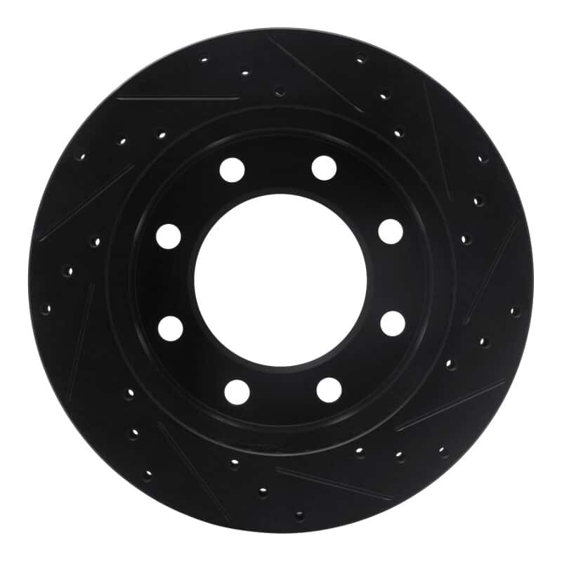 R1 Concepts — R1 99-20 Cadillac DeVille Front Left Drilled & Slotted Black Brake Rotor
R1 Brake Rotor Drill - view 5