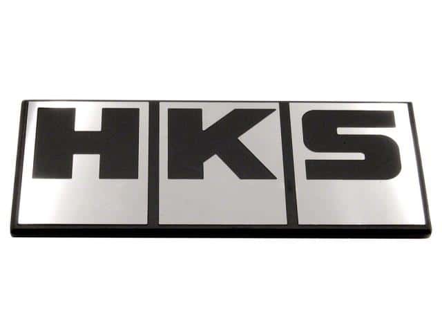 HKS — HKS Silver Block Logo Emblem - view 1