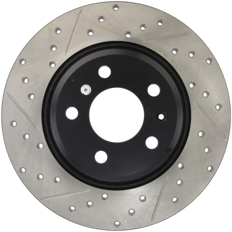 Stoptech — StopTech Power Slot 09-10 Audi A4/A4 Quattro / 08-10 A5 / 10 S4 Rear Right Drilled & Slotted Rotor
Slot/Drill Rotor - view 6