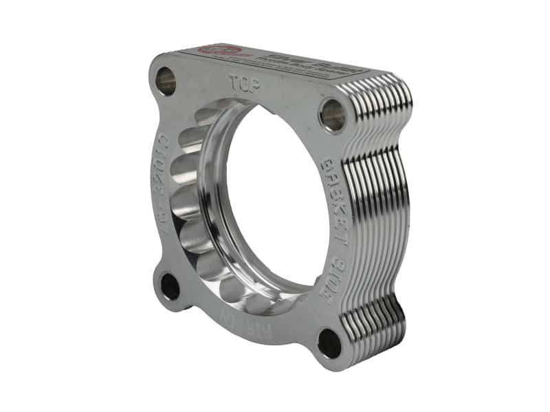 aFe — aFe 07-12 Dodge 1500 / 07-12 Dodge Dakota V6 3.7L Silver Bullet Throttle Body Spacer - Silver
Throttle Body Spacer - view 3