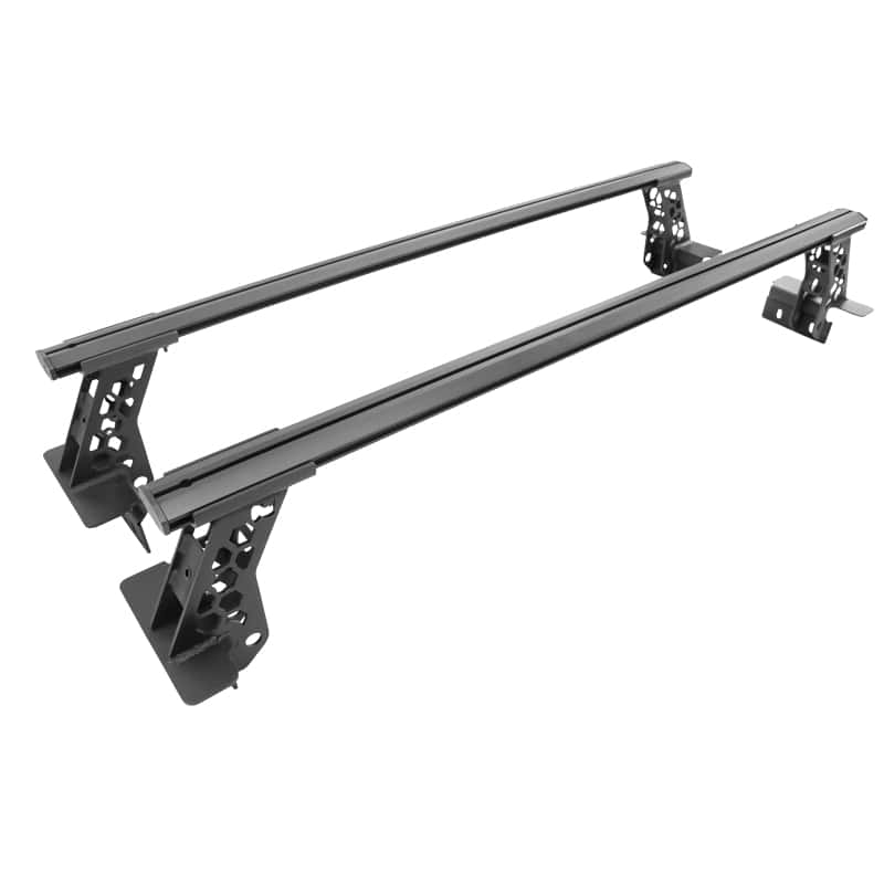 Go Rhino — Go Rhino 15-22 Ford F-150 / 19-22 RAM 1500 / 07-21 Toyota Tundra XRS Cross Bars Kit - Tex. Blk
XRS Bed Cross Rails - view 2