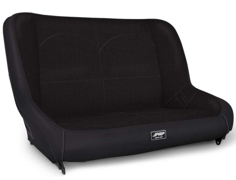 PRP Seats — PRP Jeep TJ/LJ/JK Low Back Rear Bench - Black
Bench - view 1