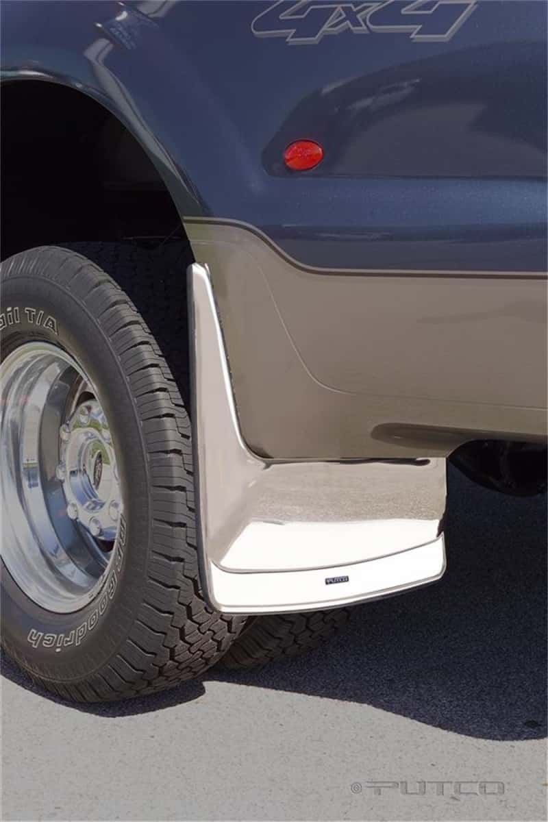 Putco — Putco 99-10 Ford SuperDuty Dually (Rear) Form Fitted Mud Skins
Mud Flap - view 2