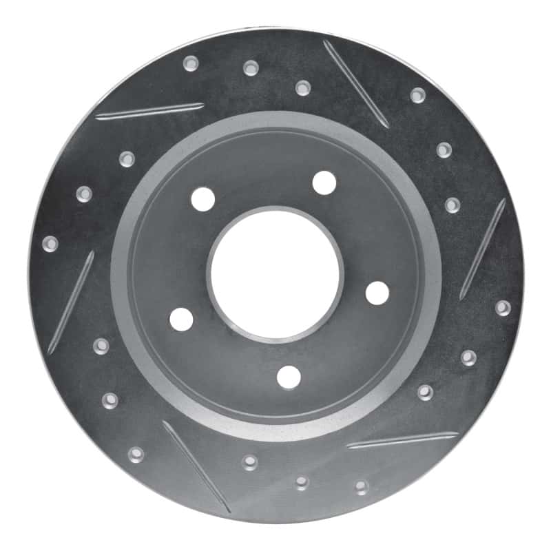 R1 Concepts — R1 84-88 Pontiac 6000 Rear Left Drilled & Slotted Silver Brake Rotor
R1 Brake Rotor Drill - view 5