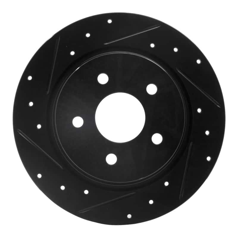 R1 Concepts — R1 13-18 Ford Transit Connect Rear Left Drilled & Slotted Black Brake Rotor
R1 Brake Rotor Drill - view 1