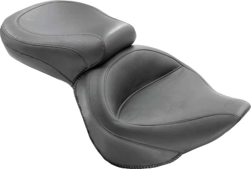 Mustang Motorcycle — Mustang 06-17 Harley Softail Wide Tire (200mm) Wide Touring 1PC Seat - Black - view 2
