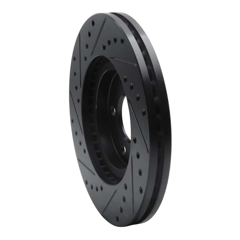 R1 Concepts — R1 03-09 Chrysler PT Cruiser Front Right Drilled & Slotted Black Brake Rotor
R1 Brake Rotor Drill - view 4