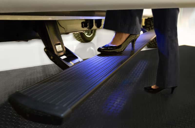 AMP Research — AMP Research 2020 Ford Transit Powerstep Plug N Play - Black
Power Running Board
POWERSTEP - view 4