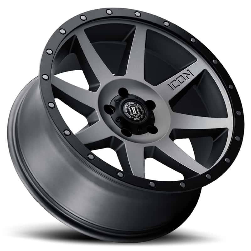 ICON — ICON Rebound 20x9 6x5.5 0mm Offset 5in BS Titanium Wheel
REBOUND WHEEL - view 3
