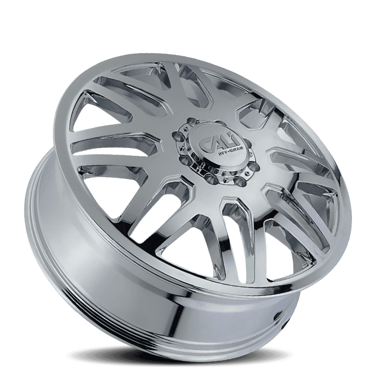 Cali Off-Road — Cali Off-Road 9115D Invader Dually 22x8.25 / 8x210 BP / 115mm Offset / 154.2mm Hub Chrome Wheel
9115D - view 2