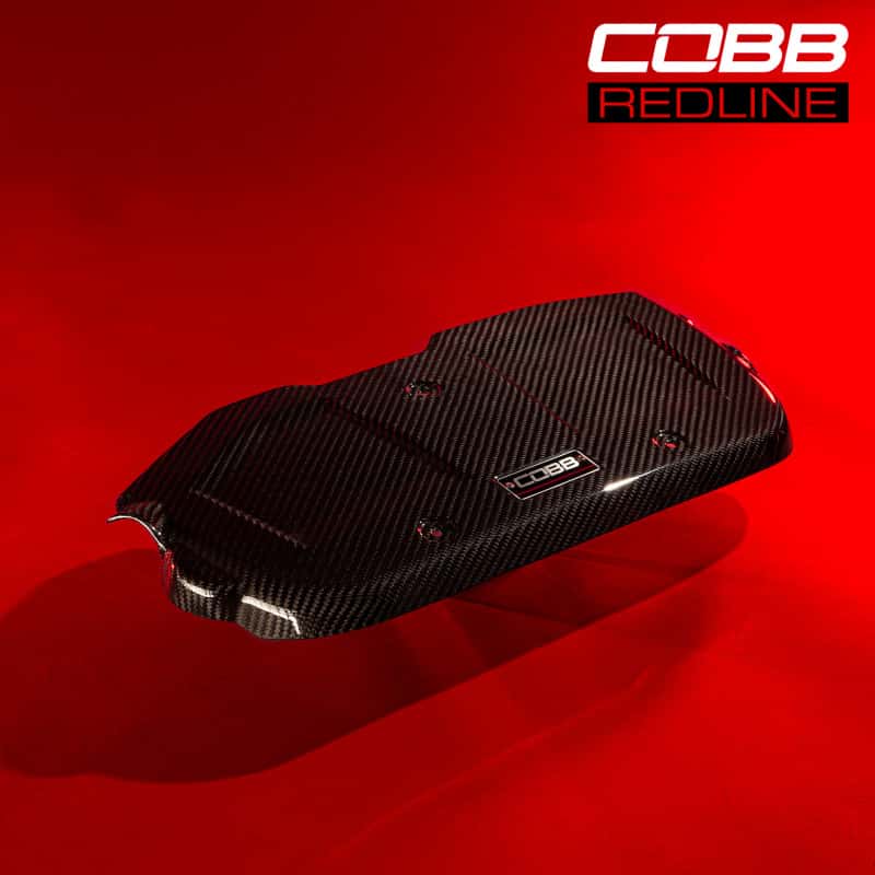 COBB — Cobb 15-21 Subaru WRX Redline Carbon Fiber Engine Cover - Gloss Finish - view 1