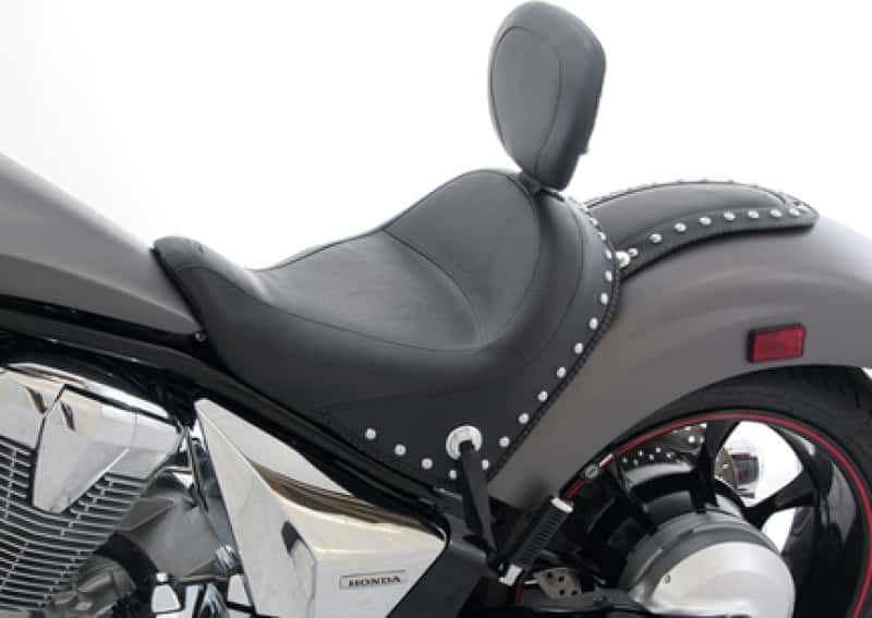 Mustang Motorcycle — Mustang 10-21 Honda Fury Fender Bib w/Studs - Black - view 1