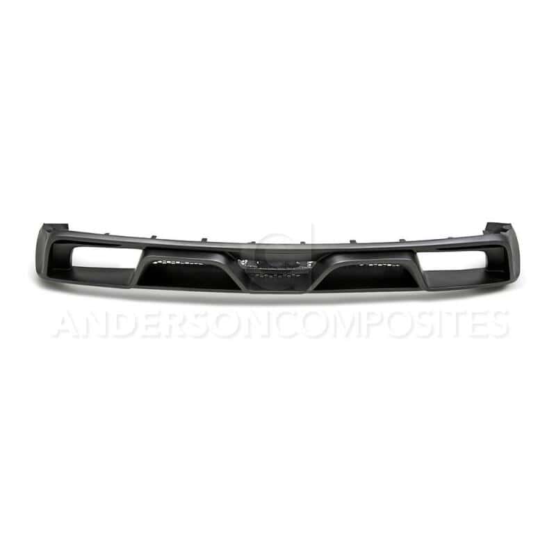 Anderson Composites — Anderson Composites 15-16 Ford Mustang R-Style Rear Valance (for Quad Tip Exhaust) - view 3