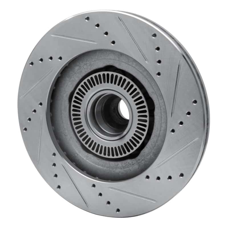 R1 Concepts — R1 01-05 Ford Explorer Sport Trac Front Left Drilled & Slotted Silver Brake Rotor
R1 Brake Rotor Drill - view 4