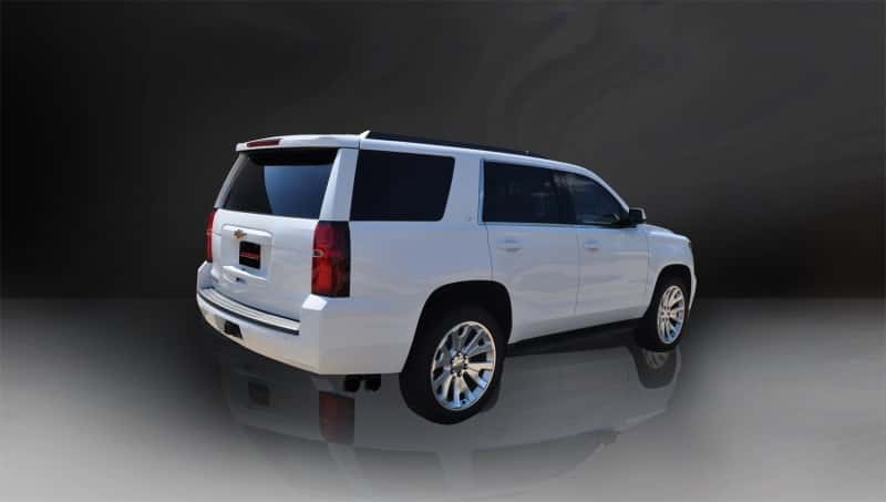 CORSA Performance — Corsa 2015-2020 Chevy Tahoe/GMC Yukon Cat-Back Exhaust Sport 3in Single Side Twin Black 4in Tips
Exhaust - view 5