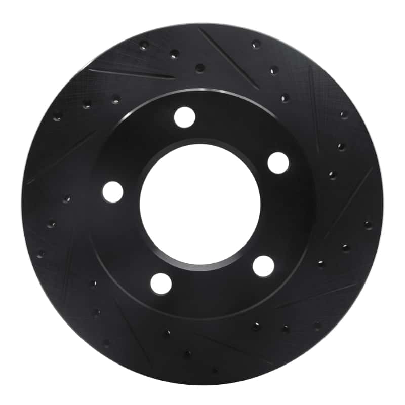 R1 Concepts — R1 76-86 Jeep CJ5 Front Right Drilled & Slotted Black Brake Rotor
R1 Brake Rotor Drill - view 1