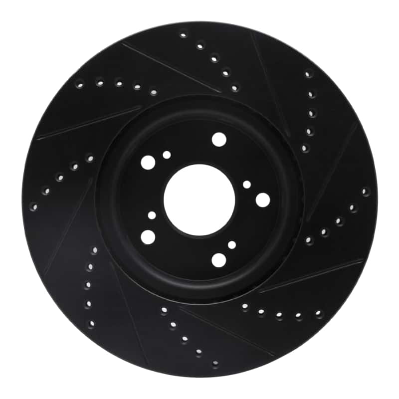 R1 Concepts — R1 04-08 Acura TL Front Left Drilled & Slotted Black Brake Rotor
R1 Brake Rotor Drill - view 5