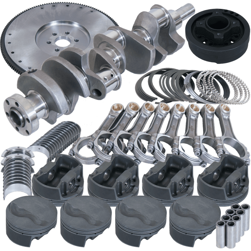 Eagle — Eagle Ford 302 3.400in Crank 5.400in I-Beam Rods 4.040in Pistons 157 Tooth FW Balanced Assembly
Bal Str & Strip Assy - view 1