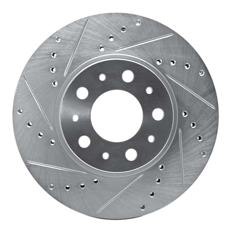 R1 Concepts — R1 95-04 Volvo S70 Front Left Drilled & Slotted Silver Brake Rotor
R1 Brake Rotor Drill - view 1