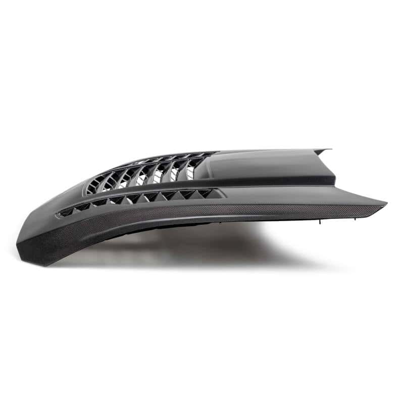 Anderson Composites — Anderson Composites 2024 Ford Mustang Type-GT4 Double-Sided Carbon Fiber Hood - view 7